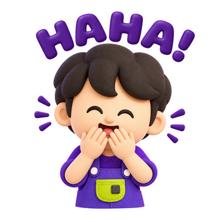 笑った