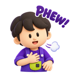 ほっとした